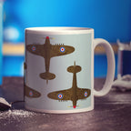 Spitfire Plane Mug - Standard 330ml (11oz) / White