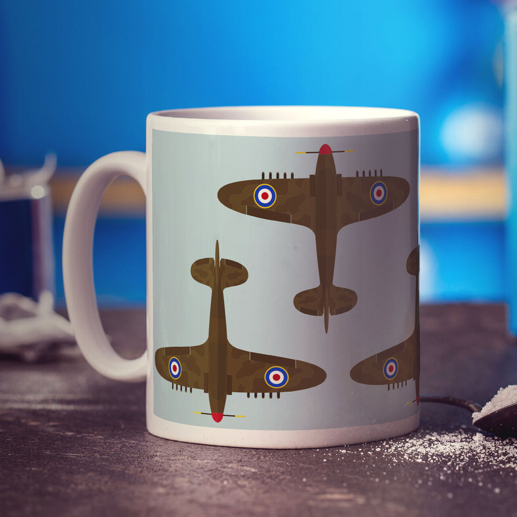 Spitfire Plane Mug