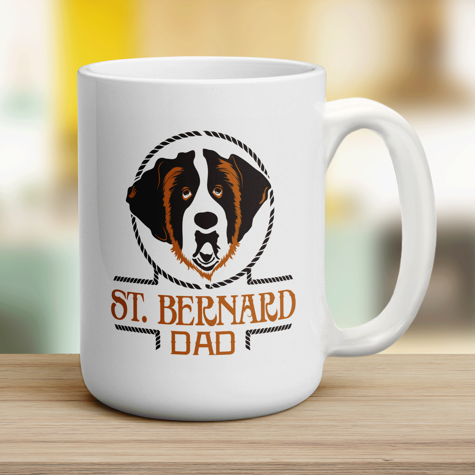 St.Bernard Dad Mug
