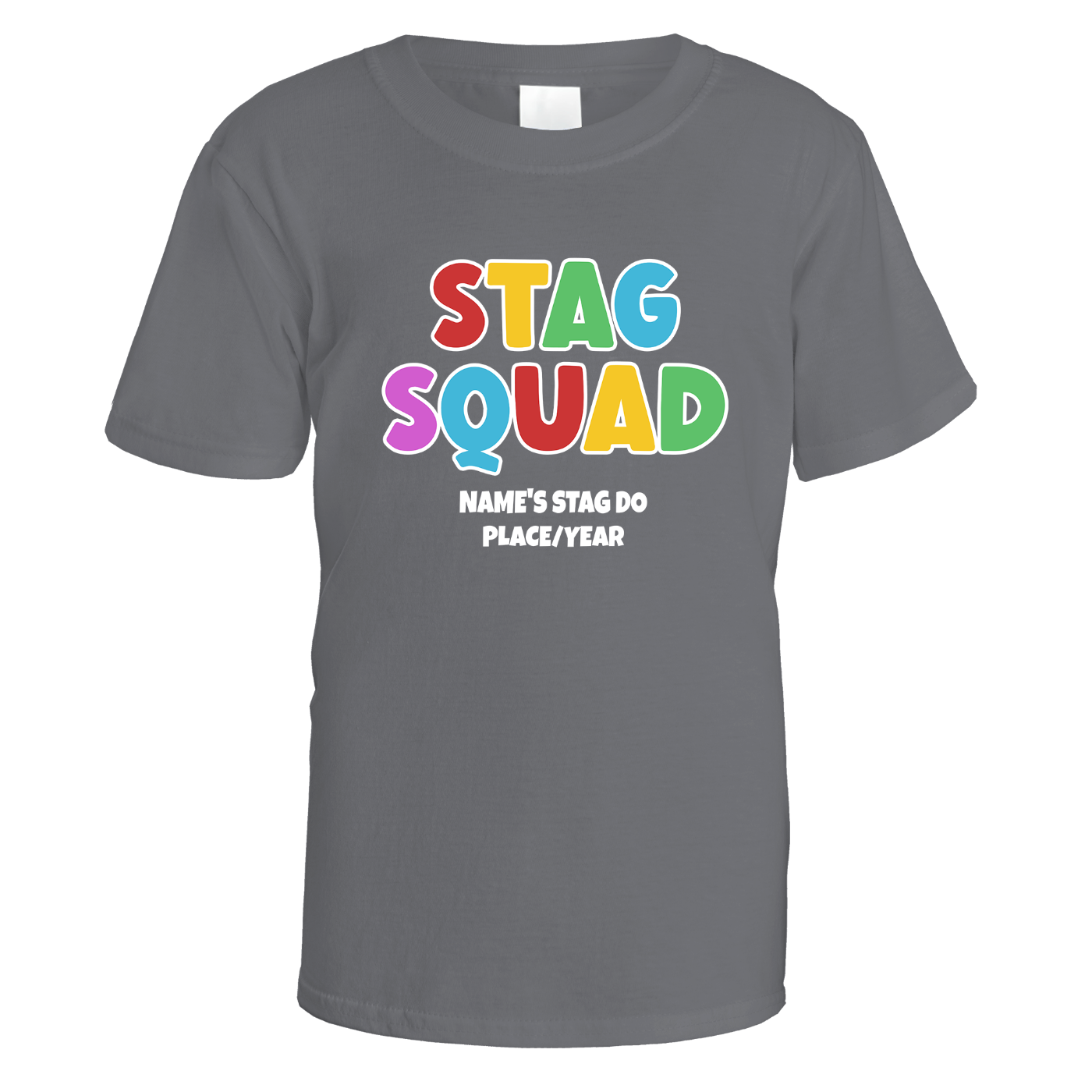 Multicolour Stag Squad T-Shirt