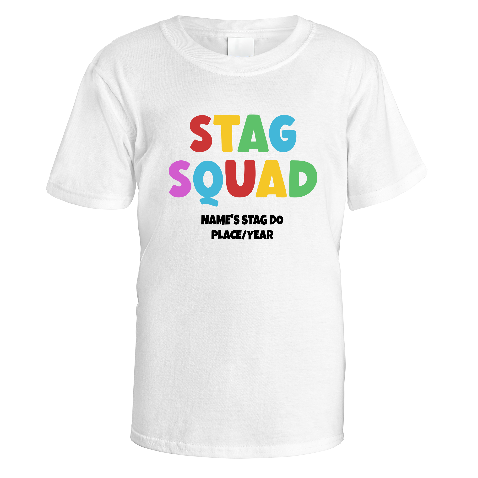 Multicolour Stag Squad T-Shirt