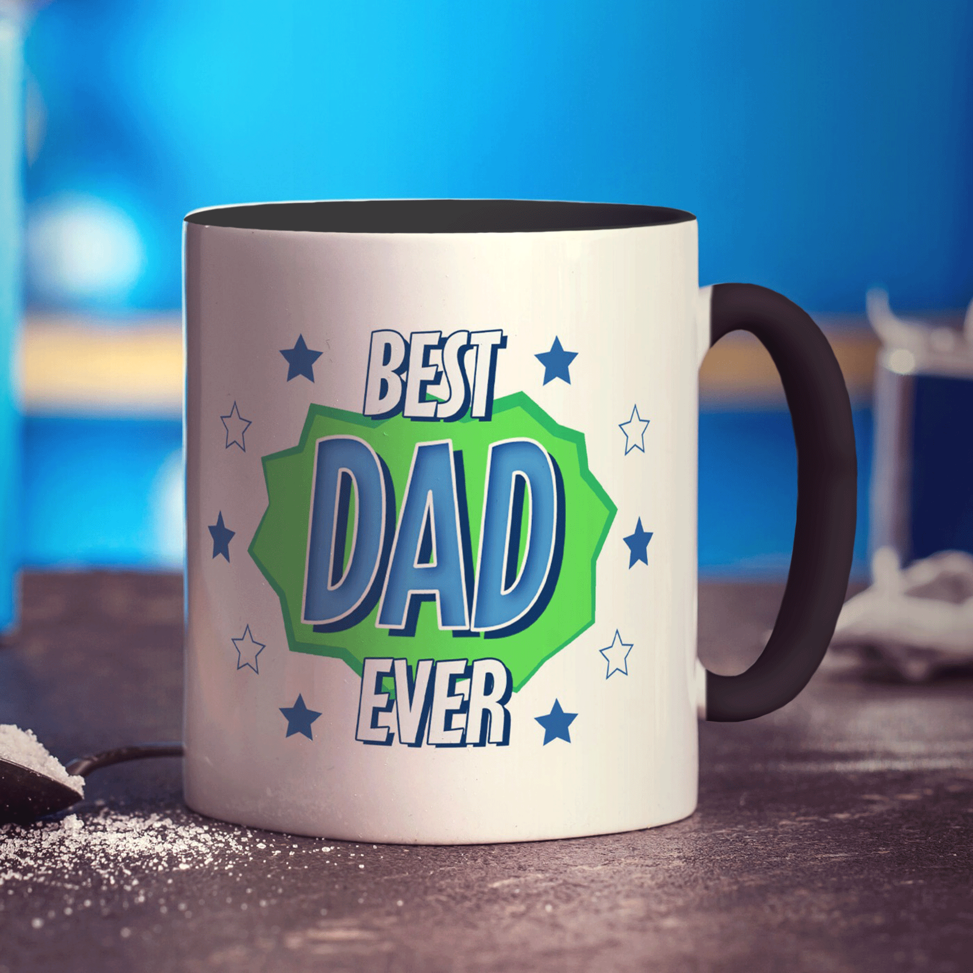 Starry Best Dad Ever Mug