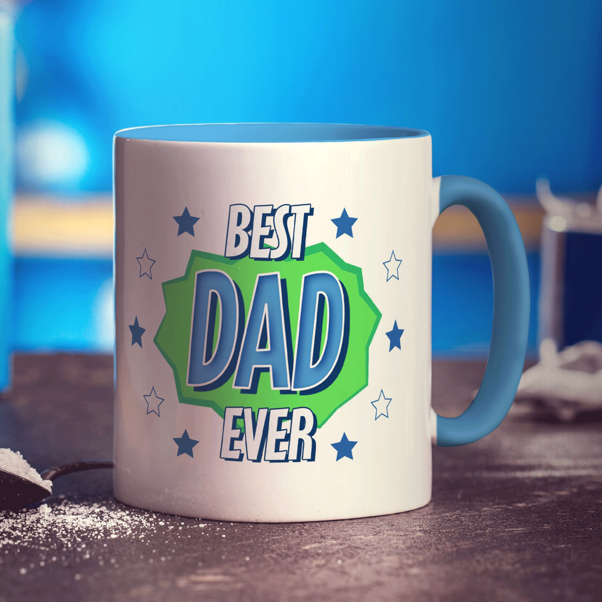Starry Best Dad Ever Mug