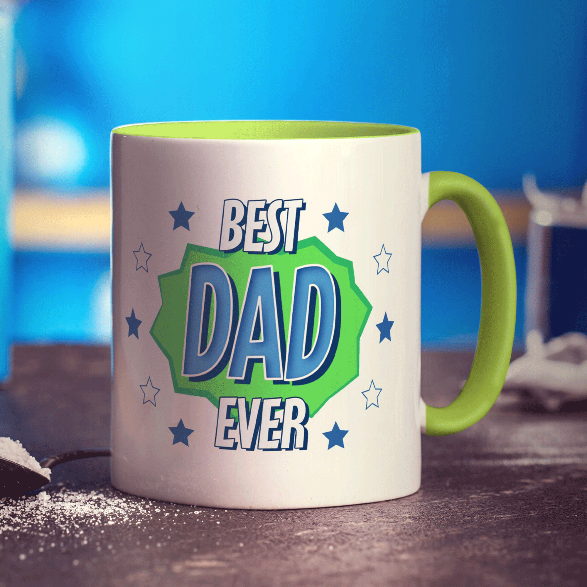 Starry Best Dad Ever Mug