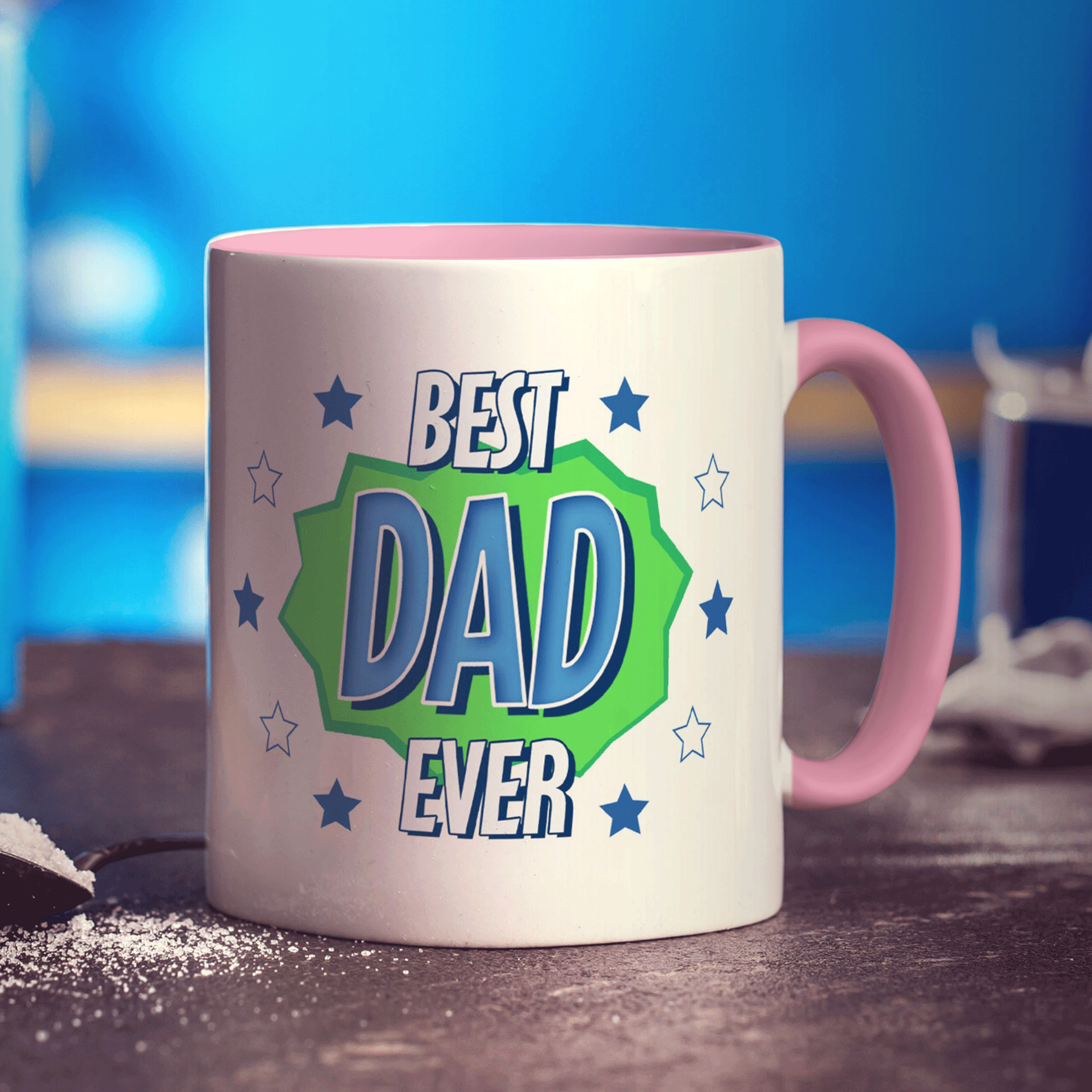 Starry Best Dad Ever Mug