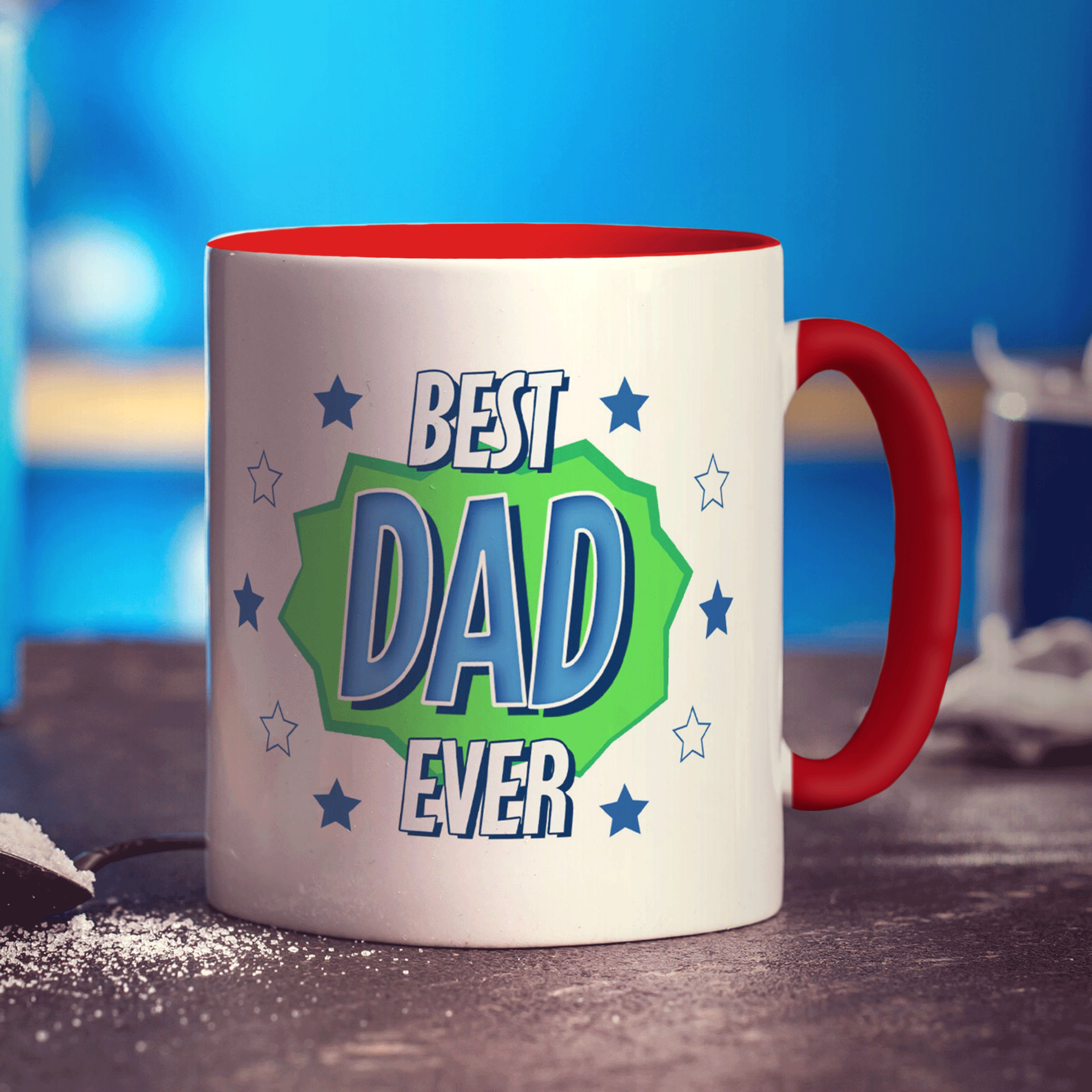 Starry Best Dad Ever Mug
