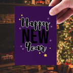 Happy New Year Stars Card