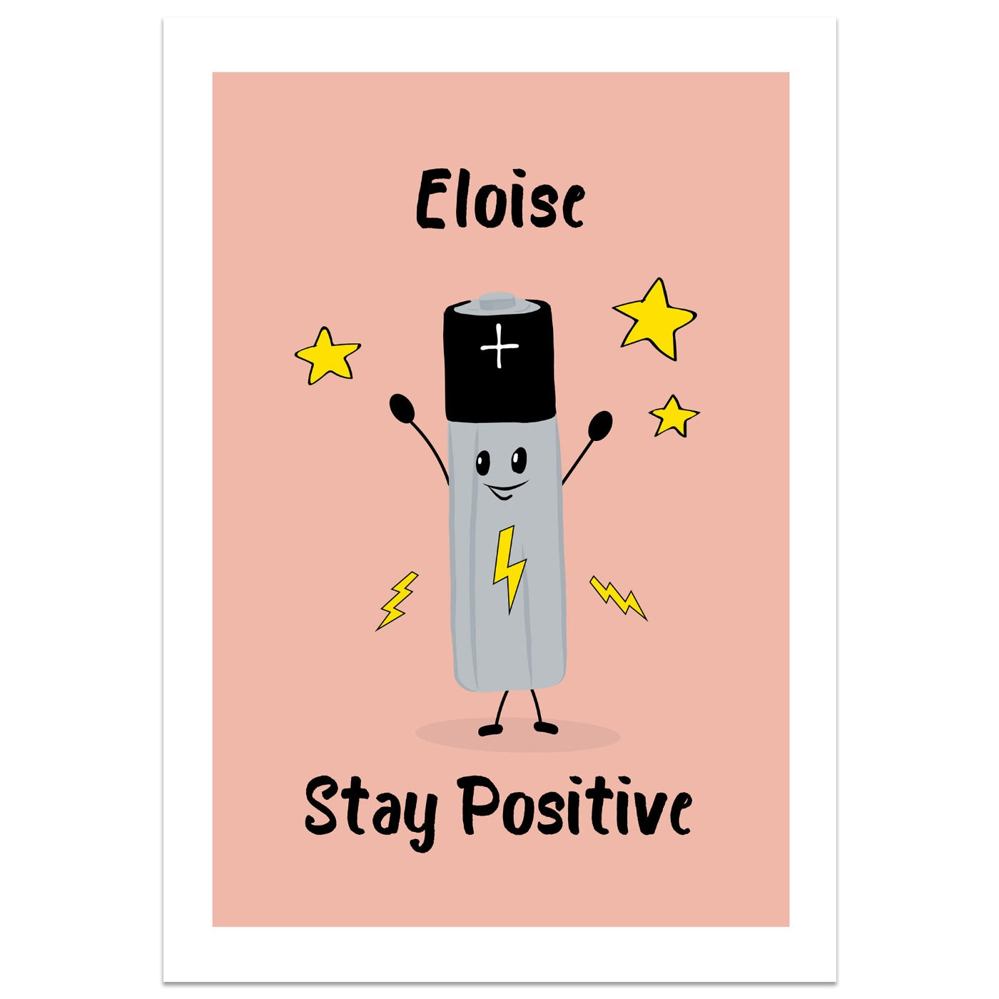 Stay Positive Card