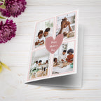 Stitch Heart Mother's Day Card Lying Down