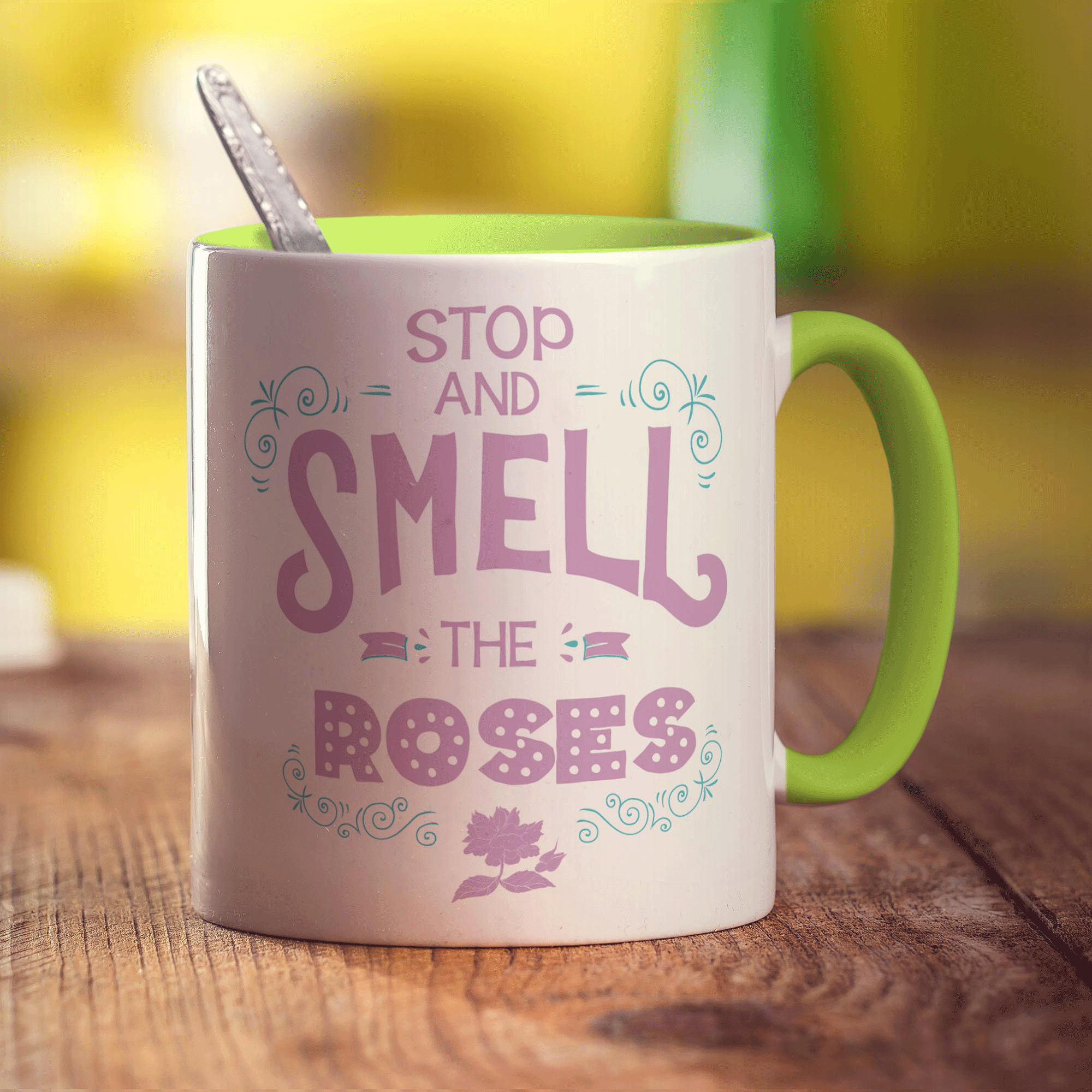 Stop and Smell the Roses Mug
