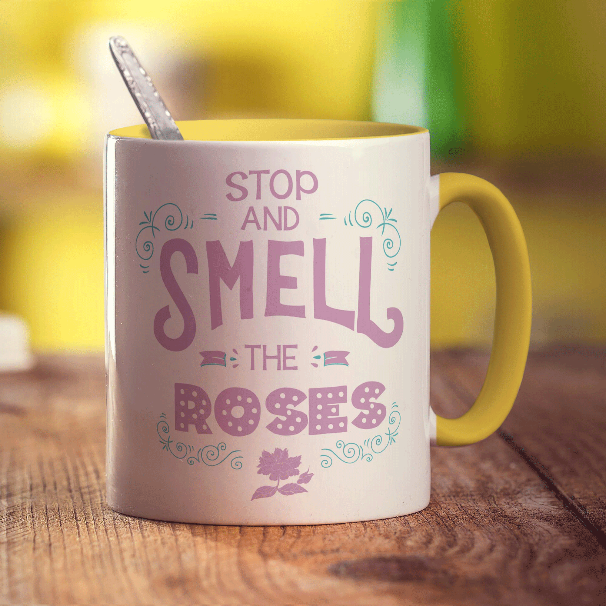 Stop and Smell the Roses Mug