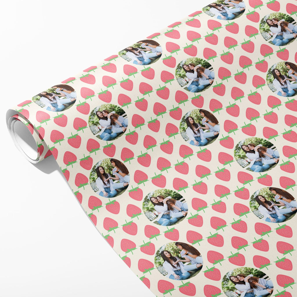 Strawberry Photo Wrapping Paper