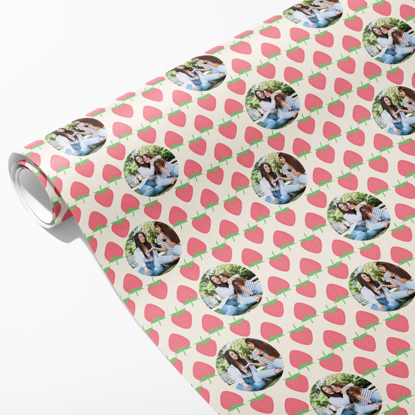 Strawberry Photo Wrapping Paper