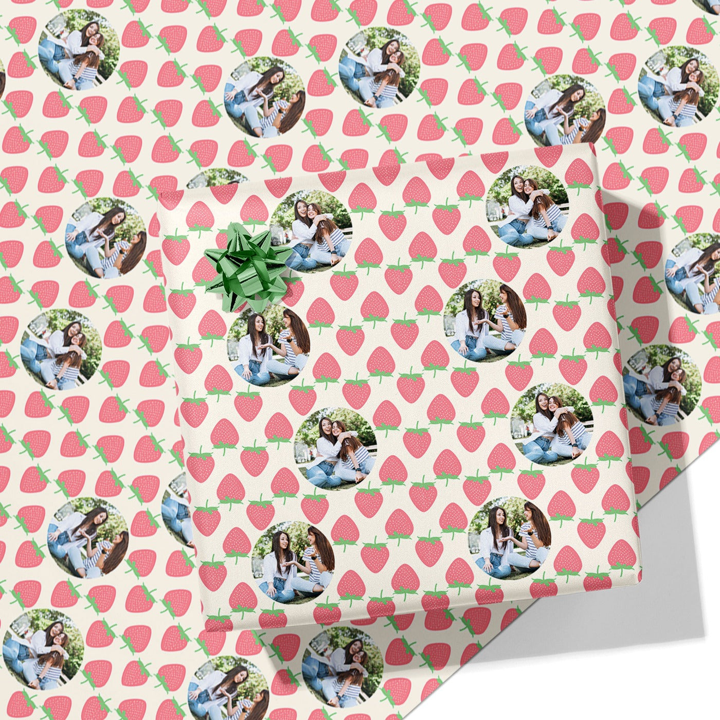 Strawberry Photo Wrapping Paper