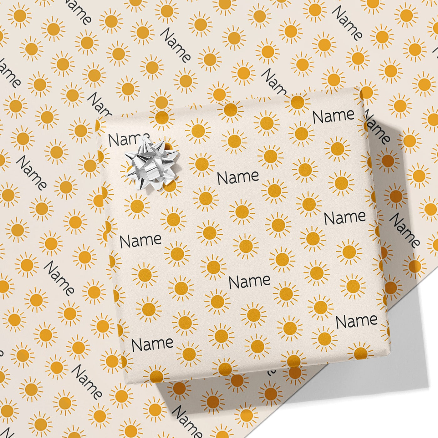 Sun Name Wrapping Paper