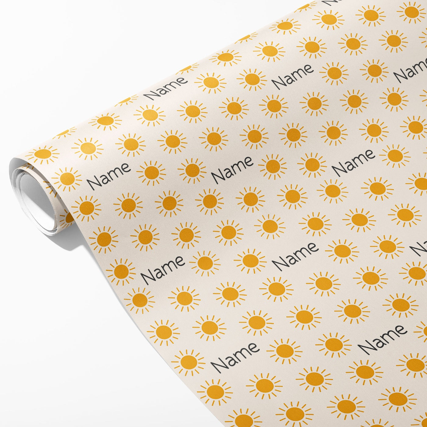 Sun Name Wrapping Paper