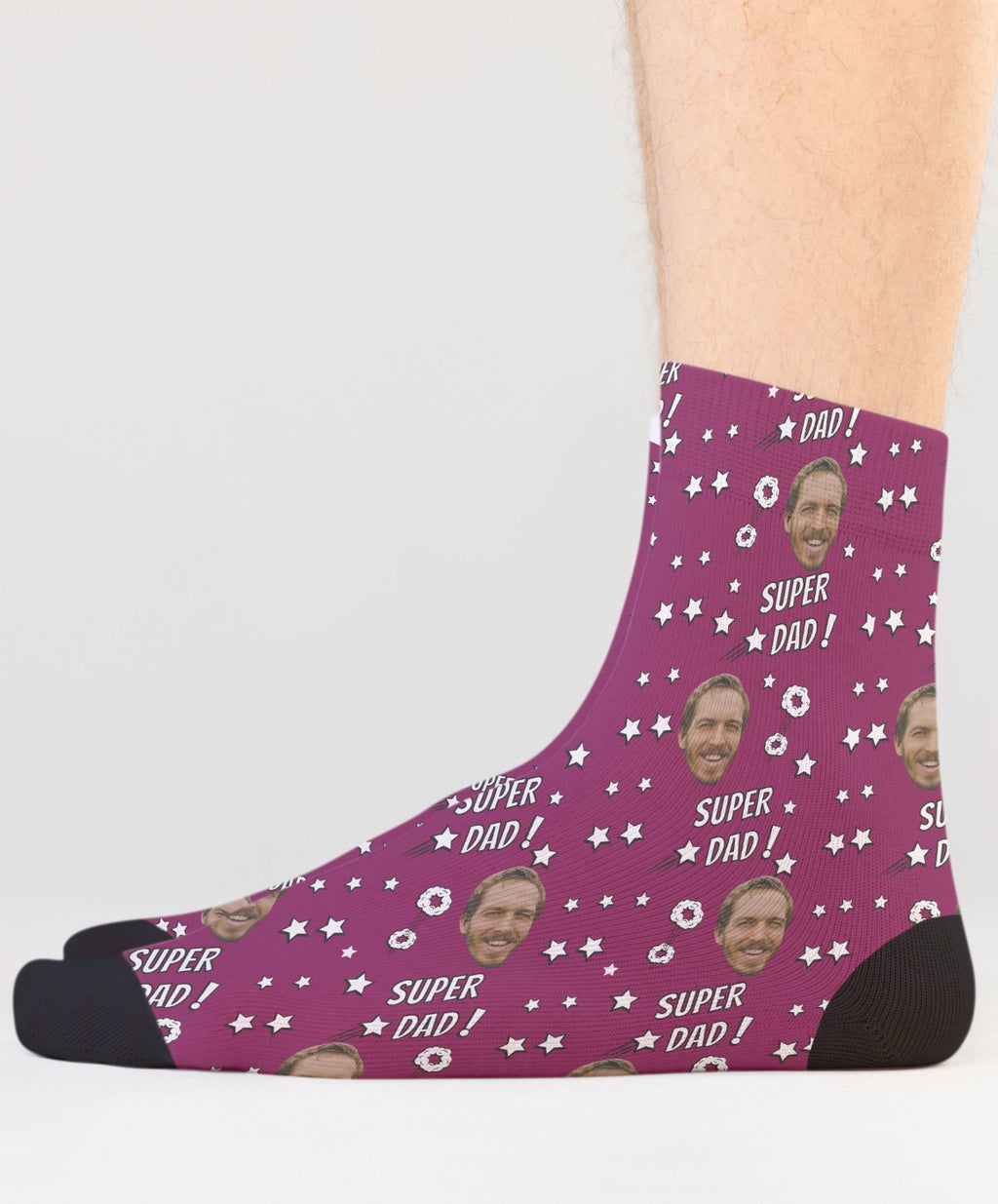 Super Dad Personalised Socks
