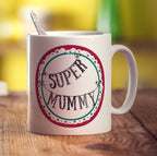 Super Mummy Photo Mug - Standard 330ml (11oz) / White