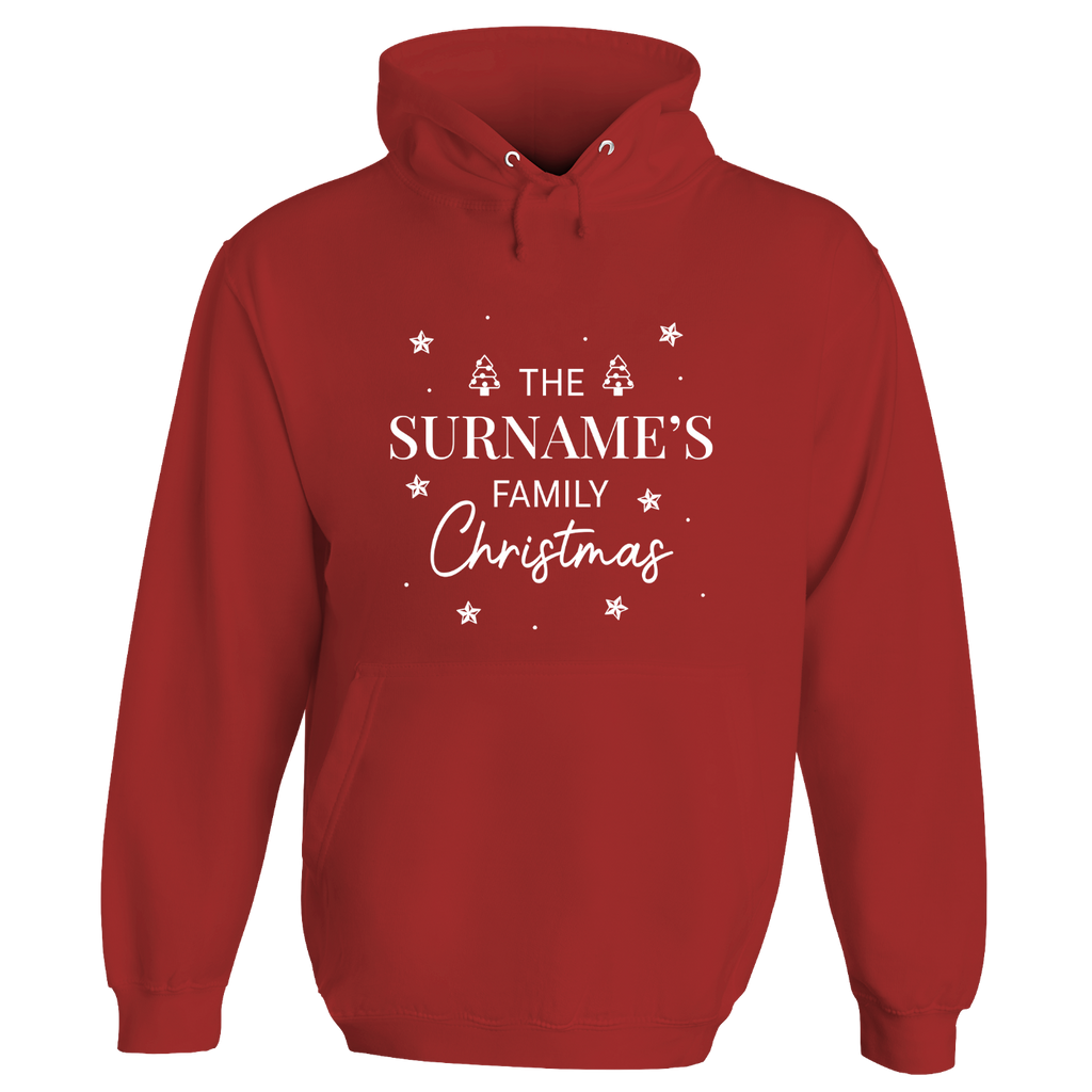 Surname's Family Christmas Personalised Hoodie