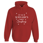 Surname's Family Christmas Personalised Hoodie