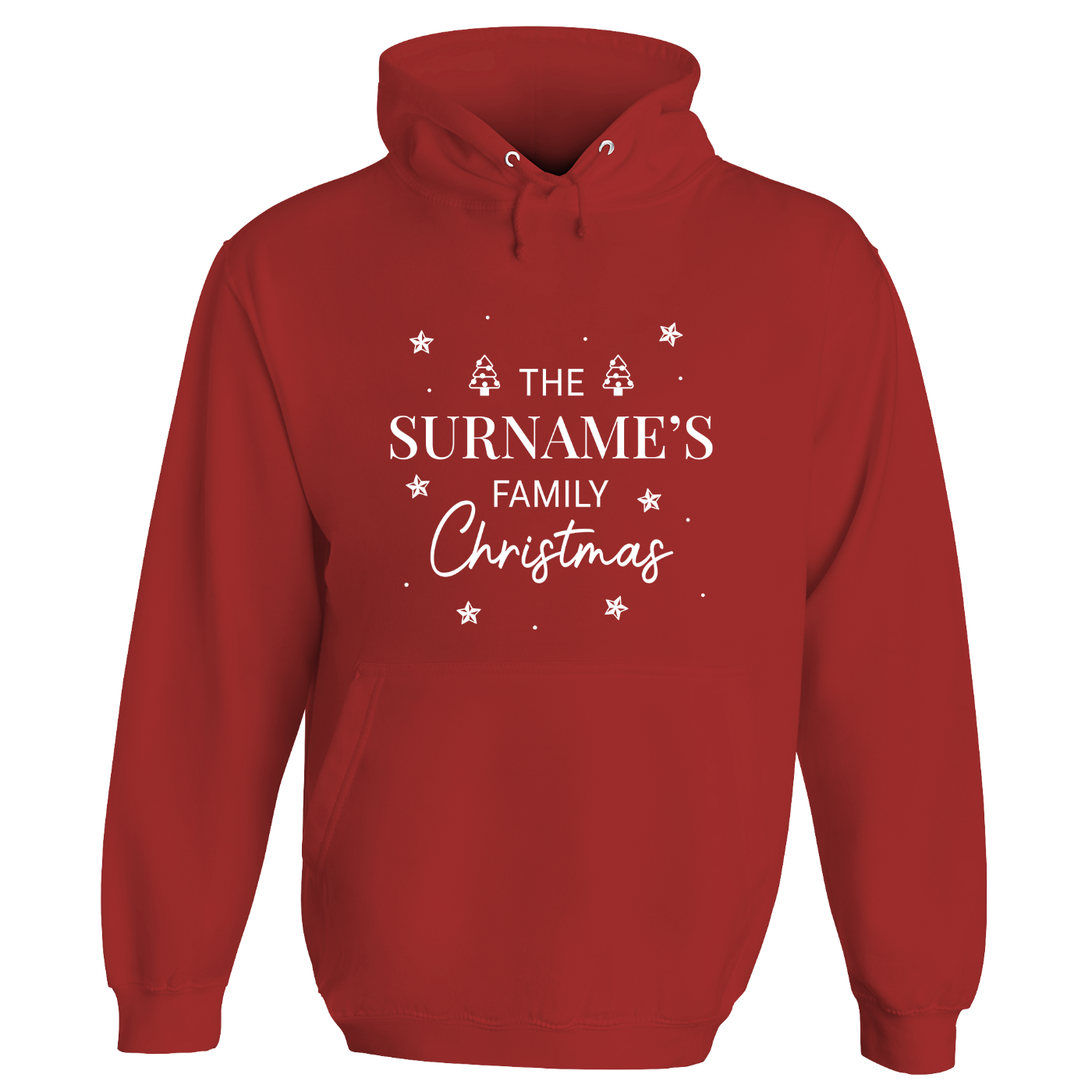Surname's Family Christmas Personalised Hoodie