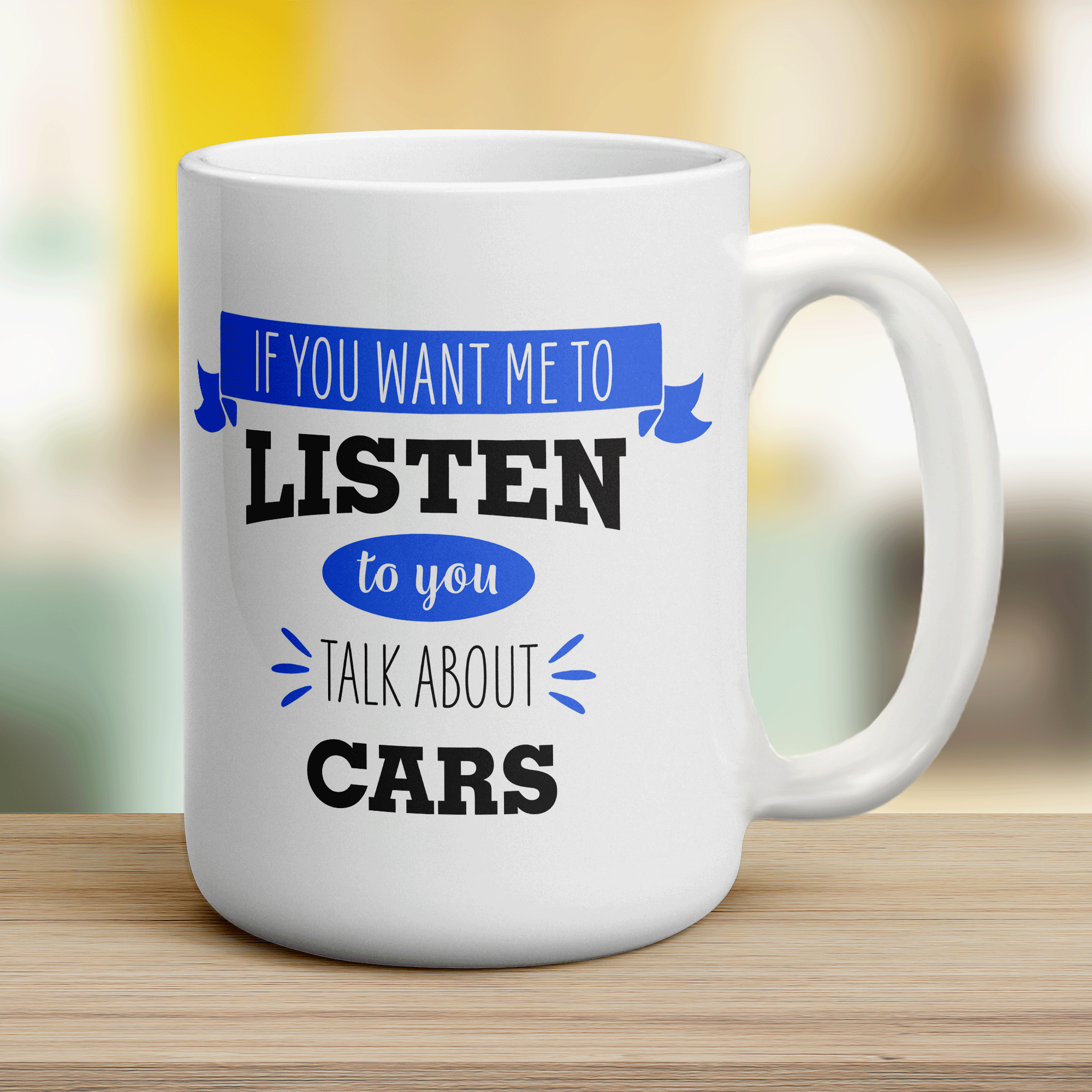 If You Want Me To Listen To You Talk About Cars Mug
