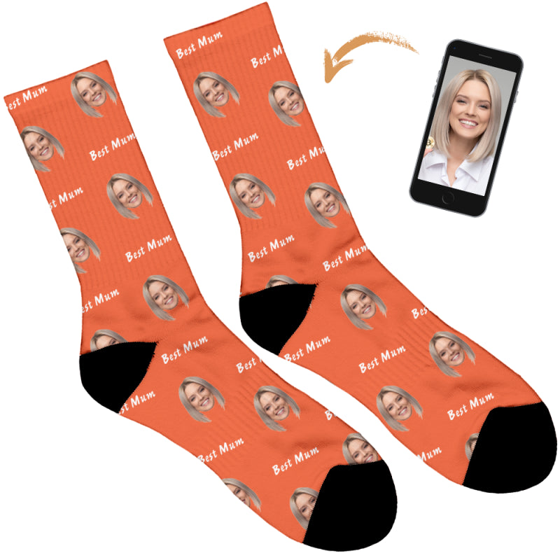 Best Mum Personalised Socks