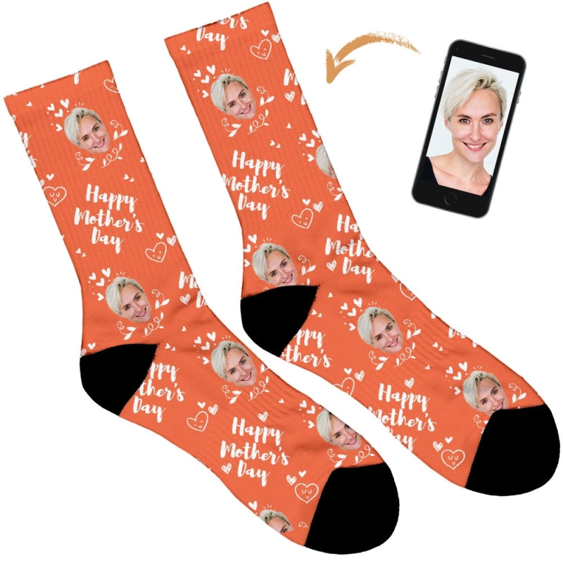 Happy Mothers Day Socks - Hearts