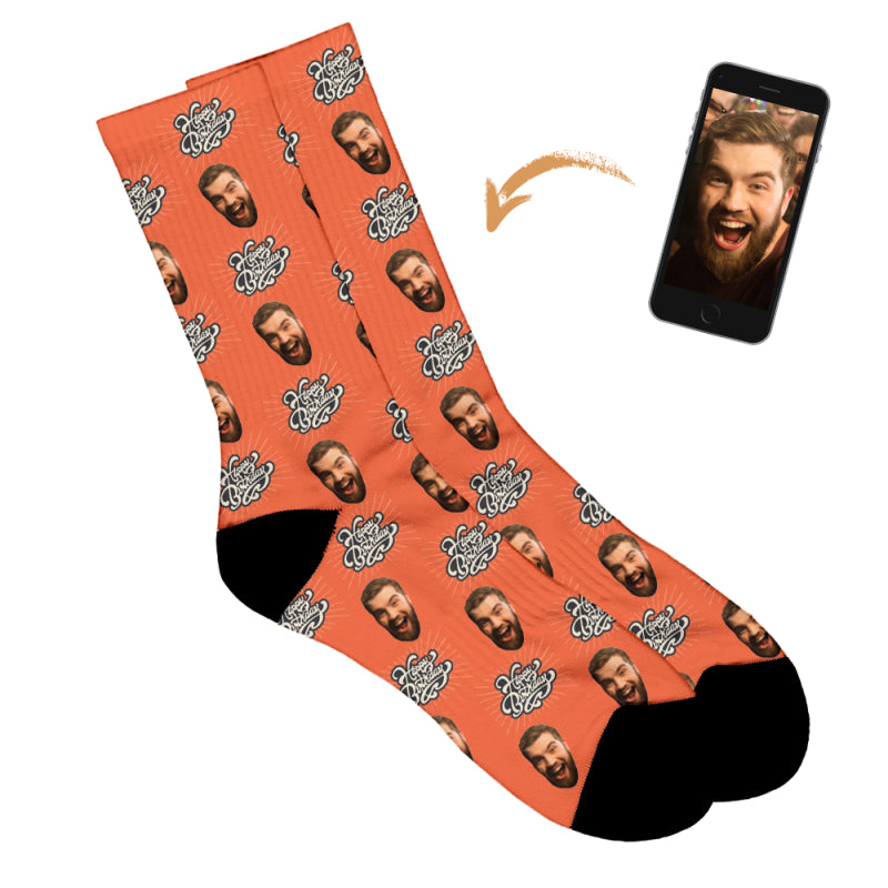 Vintage Birthday Personalised Socks