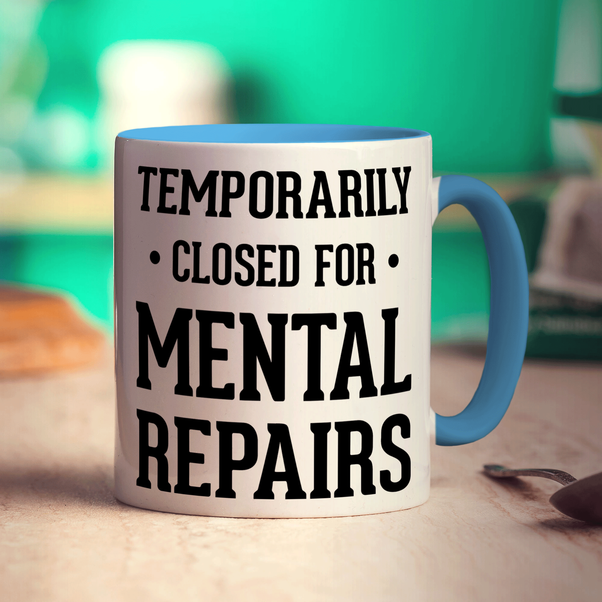 Temporarily Closed For Mental Repairs Mug - Standard 330ml (11oz) / Blue