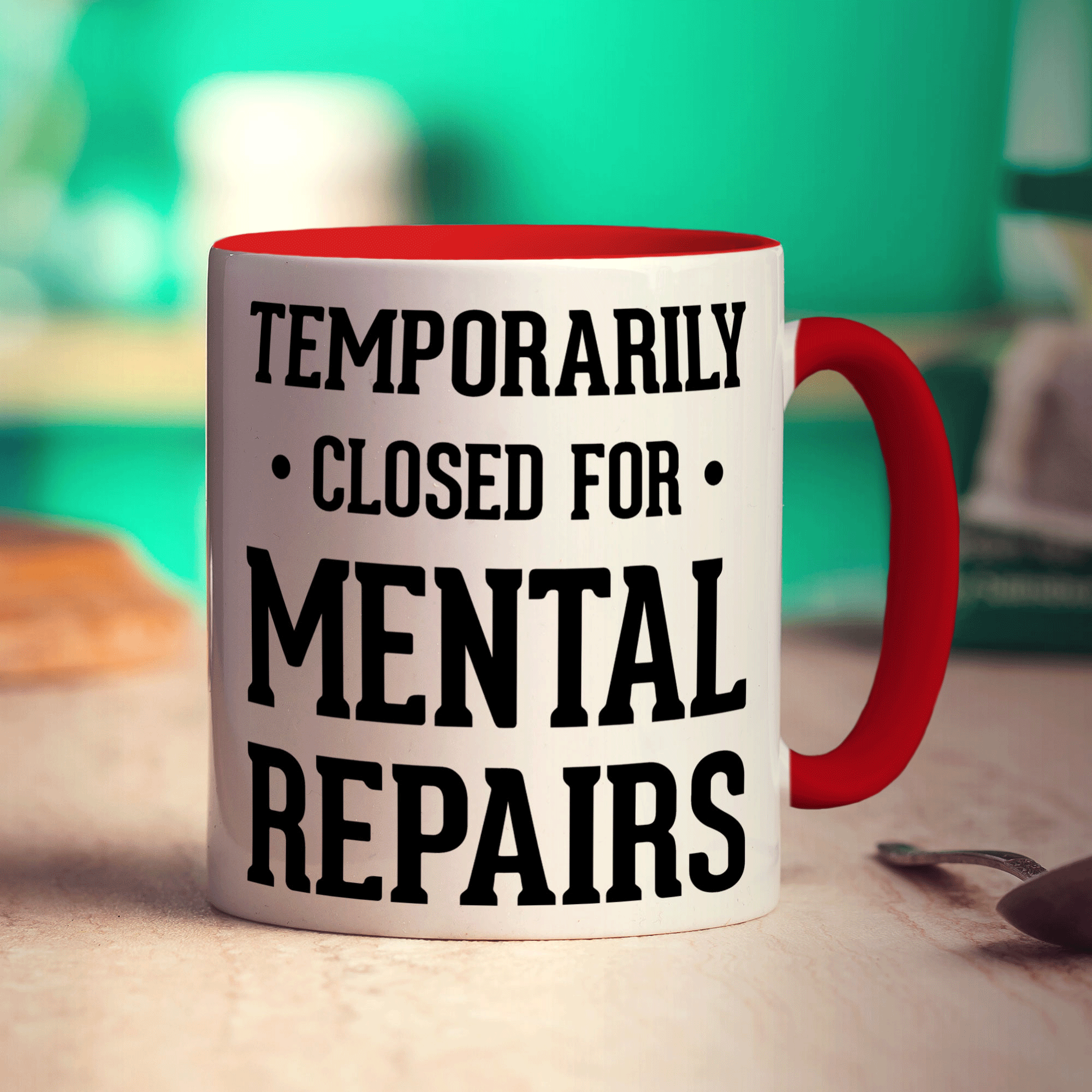Temporarily Closed For Mental Repairs Mug - Standard 330ml (11oz) / Red