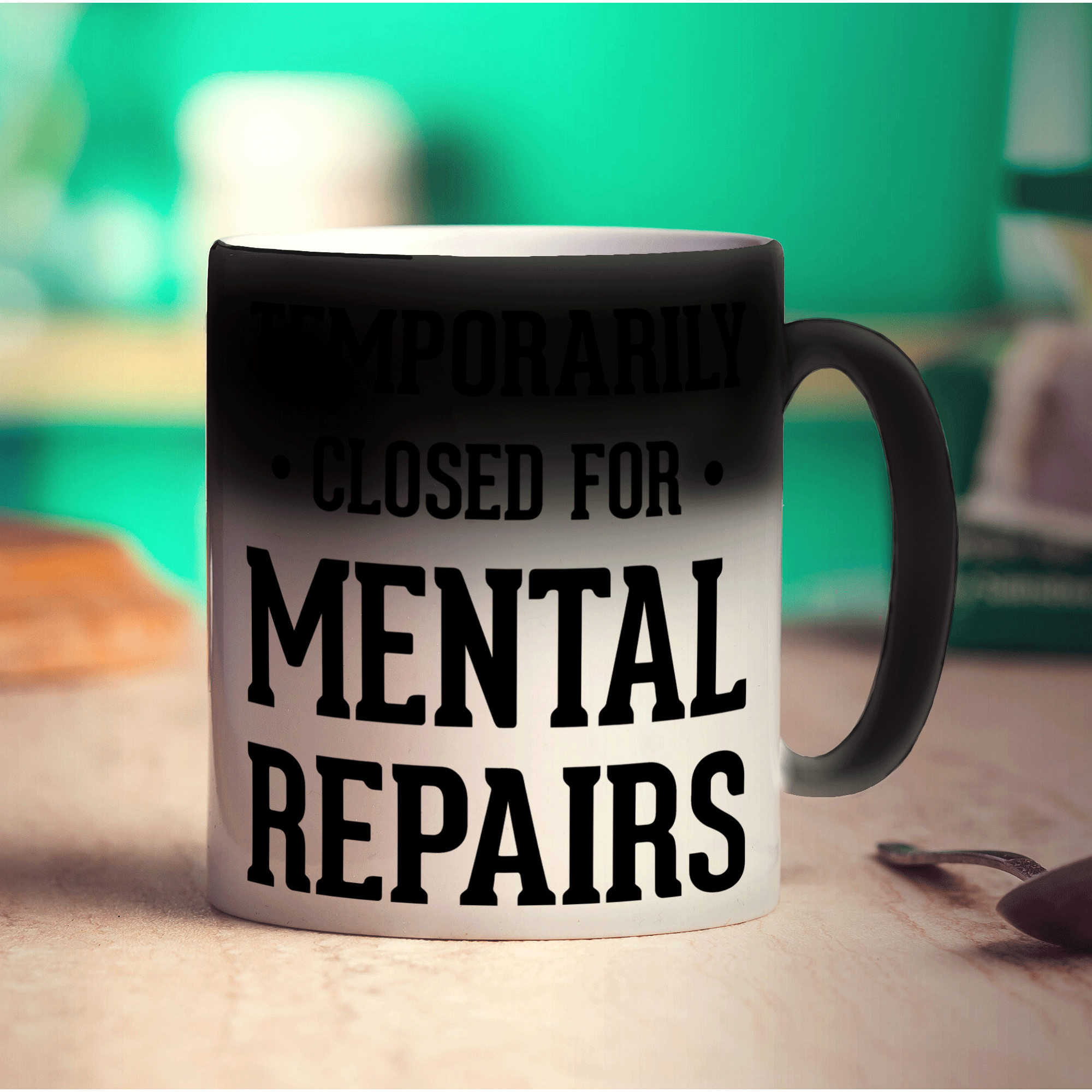 Temporarily Closed For Mental Repairs Mug - Standard 330ml (11oz) / Magic Mug