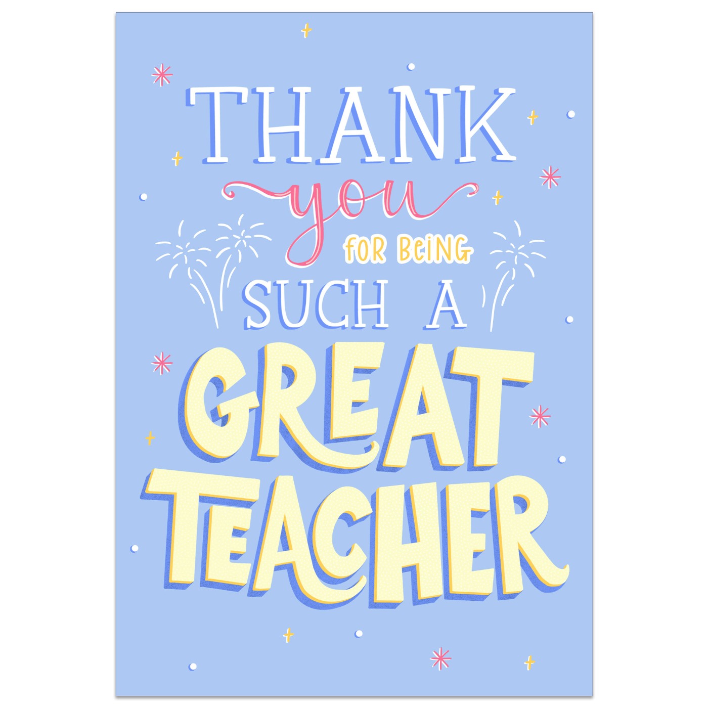 Thank You for Being Such a Great Teacher Card