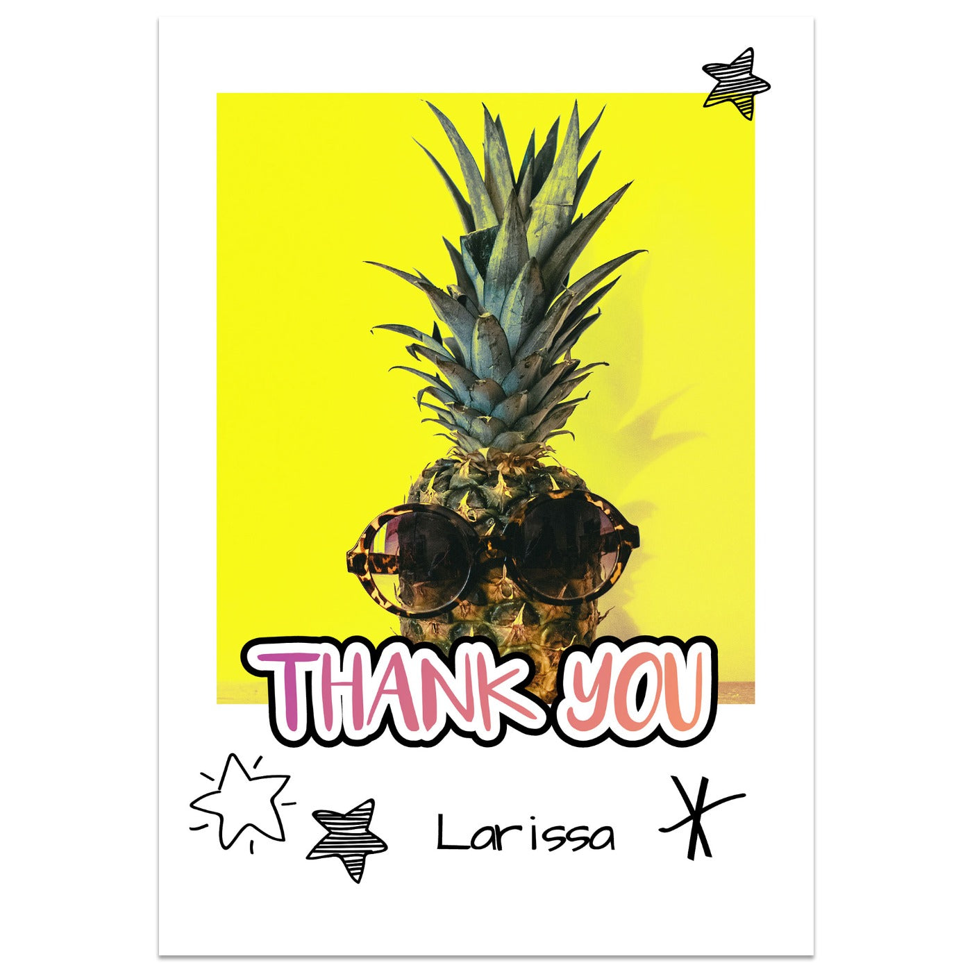 Thank You Star Card