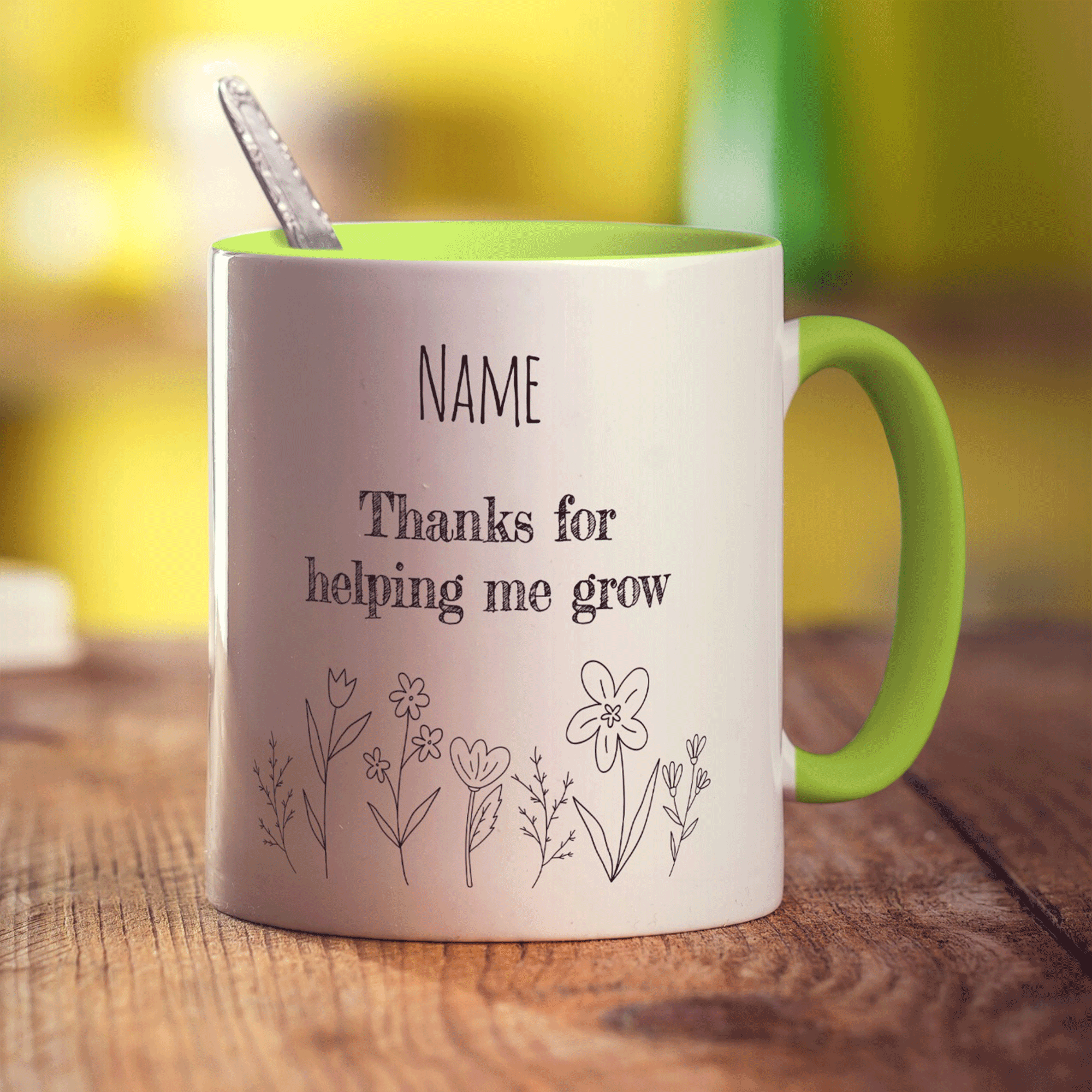 Thanks for Helping me Grow Mug