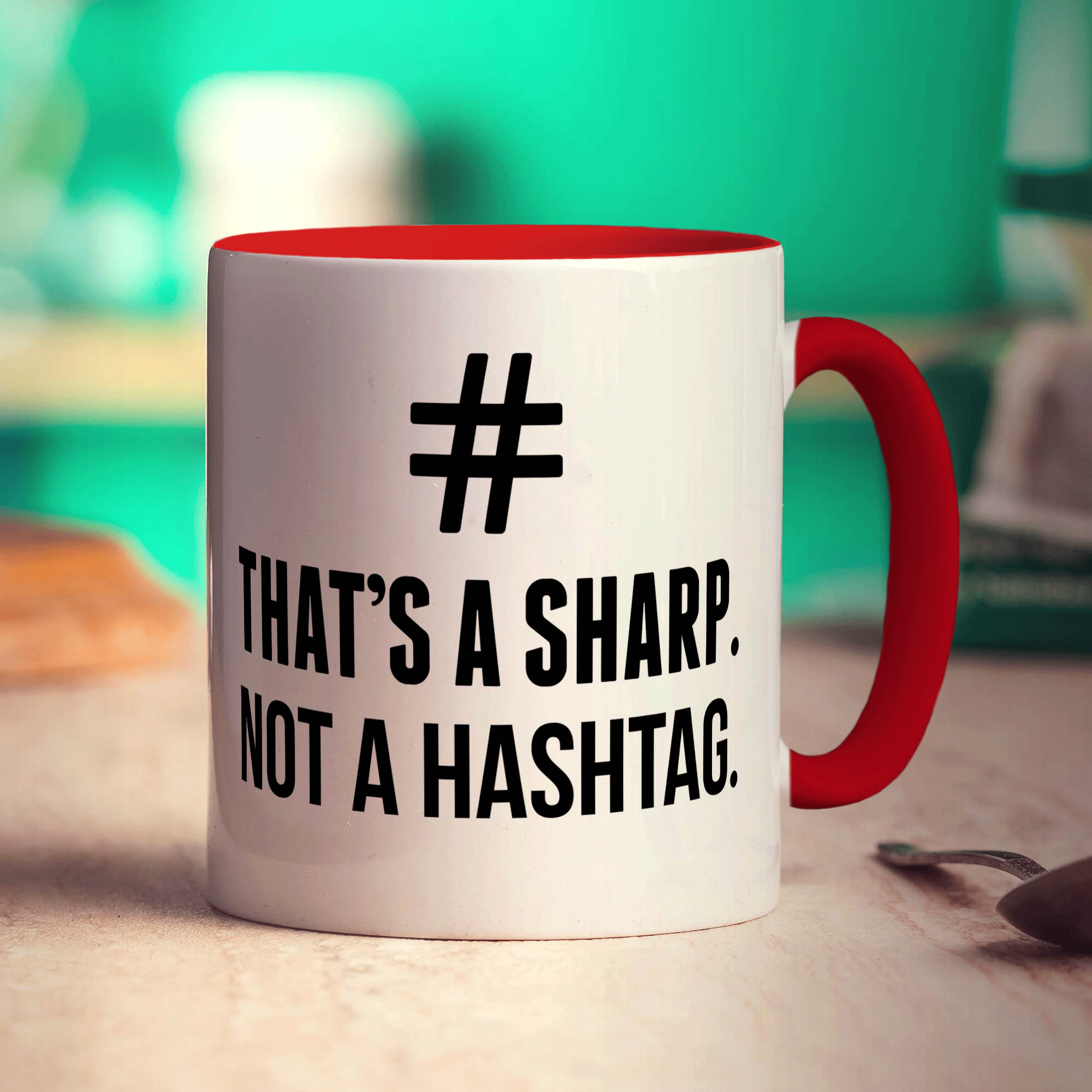 # That's a Sharp. Not a Hashtag Mug