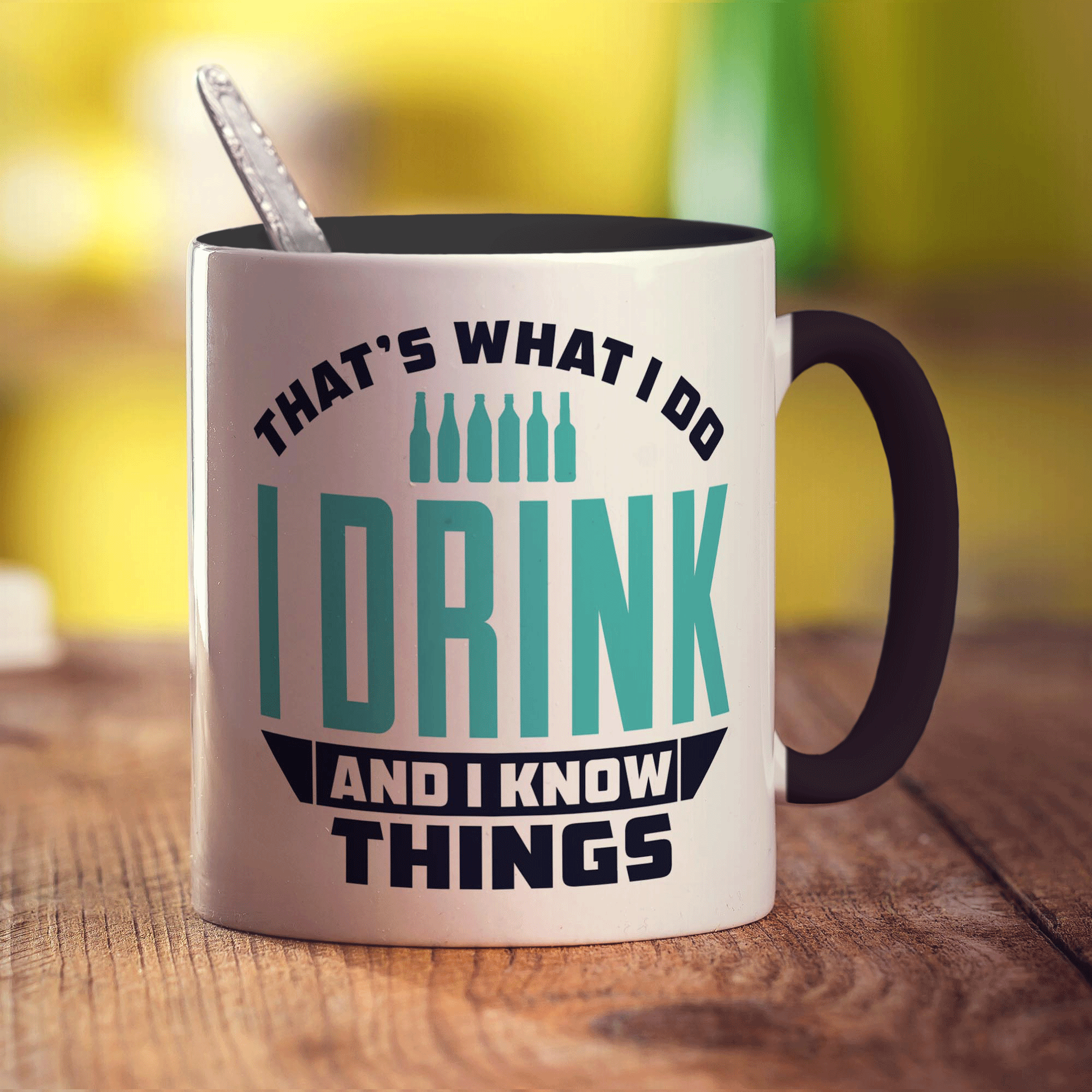 That's What I Do, I Drink And I Know Things Mug - Standard 330ml (11oz) / Black