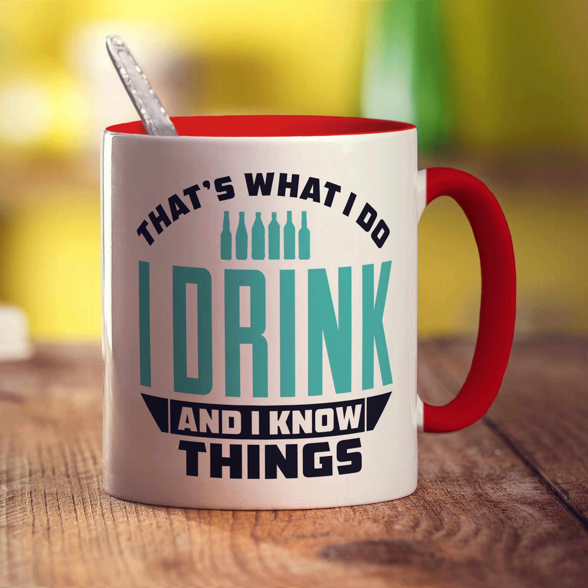 That's What I Do, I Drink And I Know Things Mug - Standard 330ml (11oz) / Red