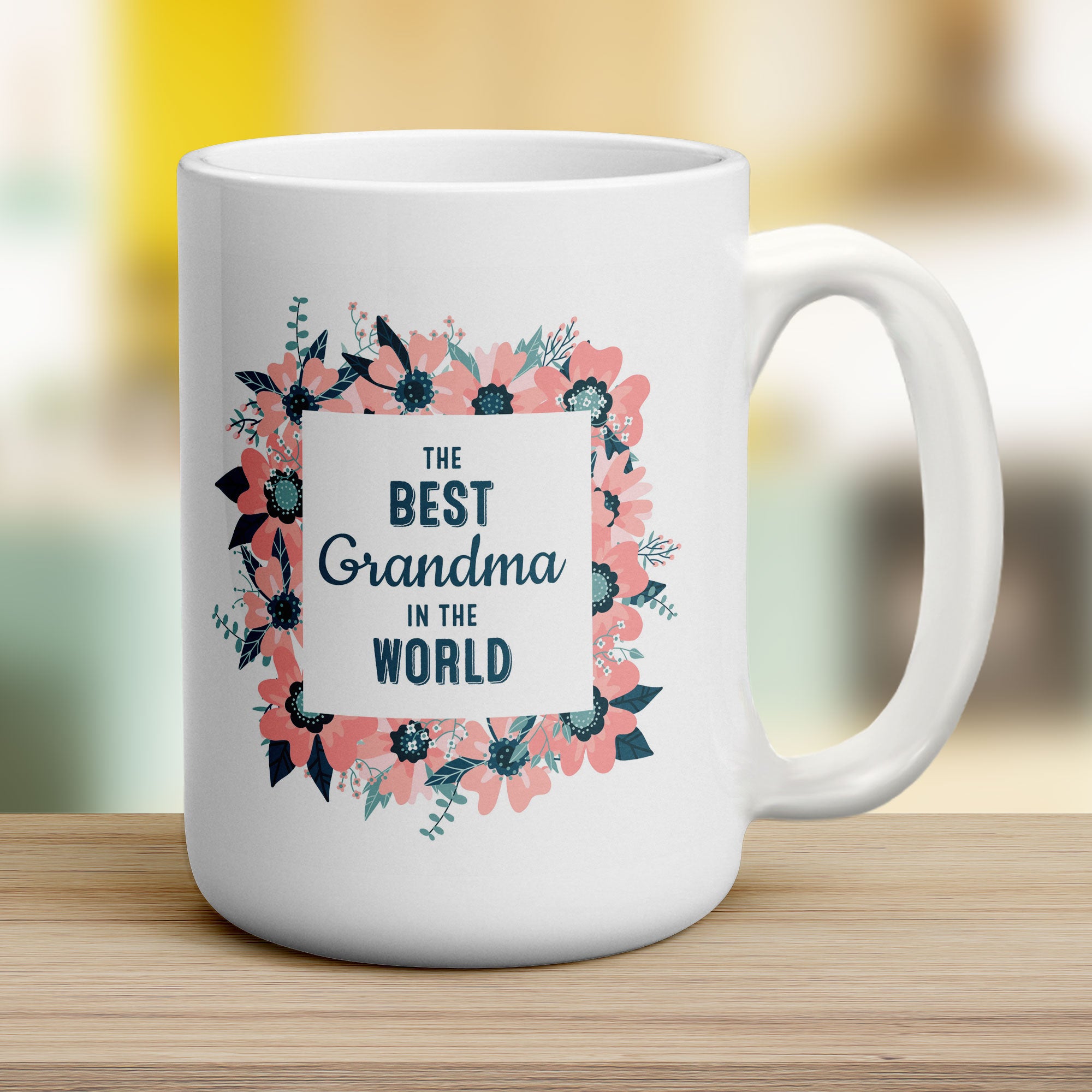 The Best Grandma in the World Personalised Photo Mug