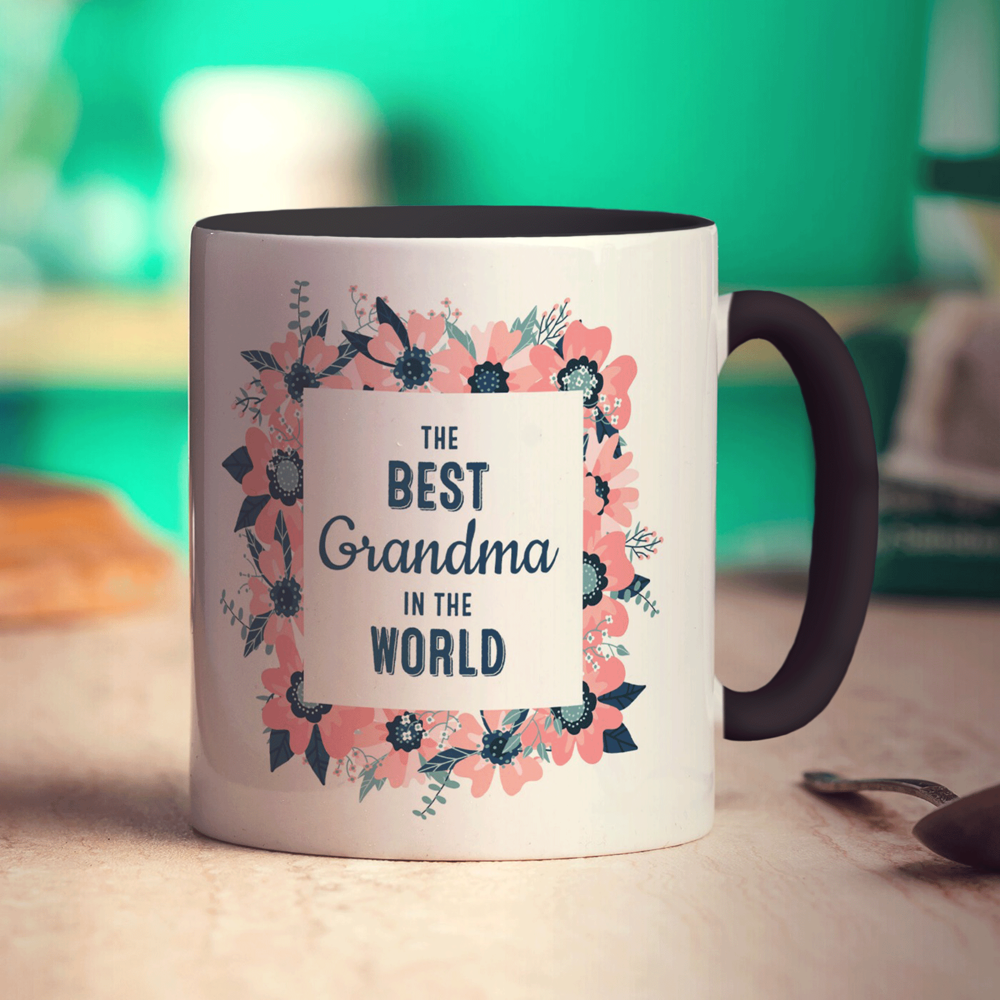 The Best Grandma in the World Personalised Photo Mug