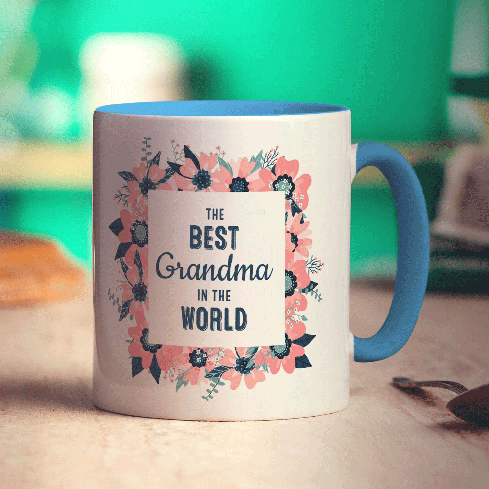 The Best Grandma in the World Personalised Photo Mug