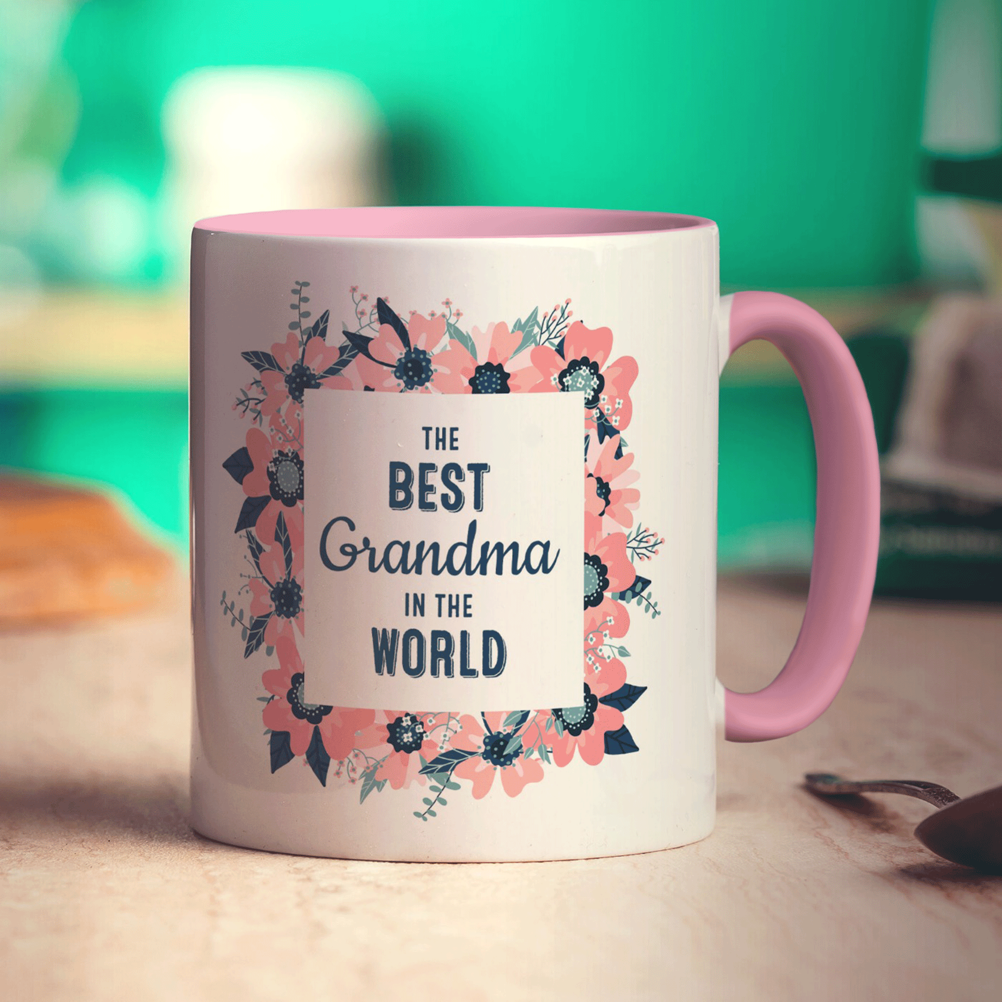 The Best Grandma in the World Personalised Photo Mug