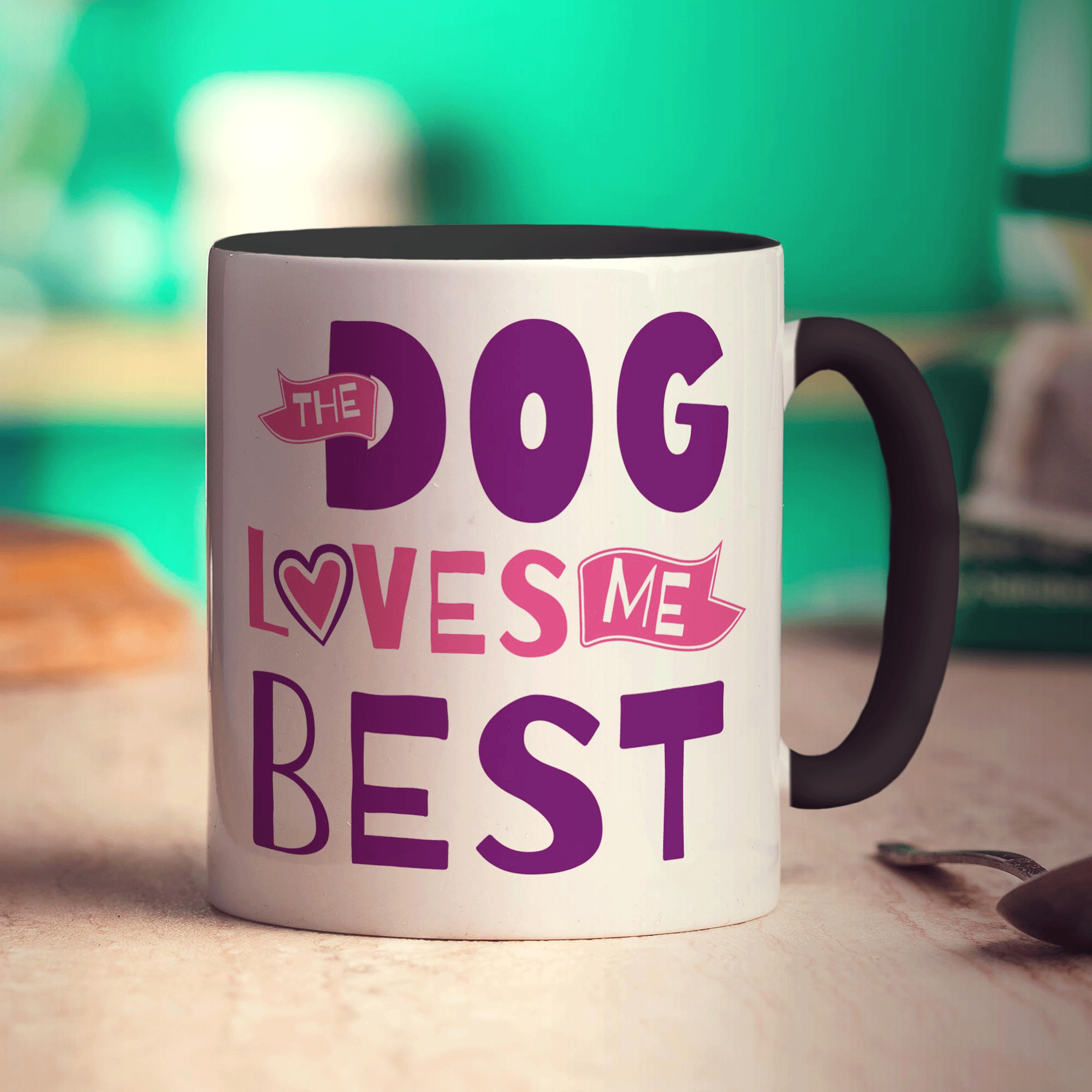 The Dog Loves Me Best Mug