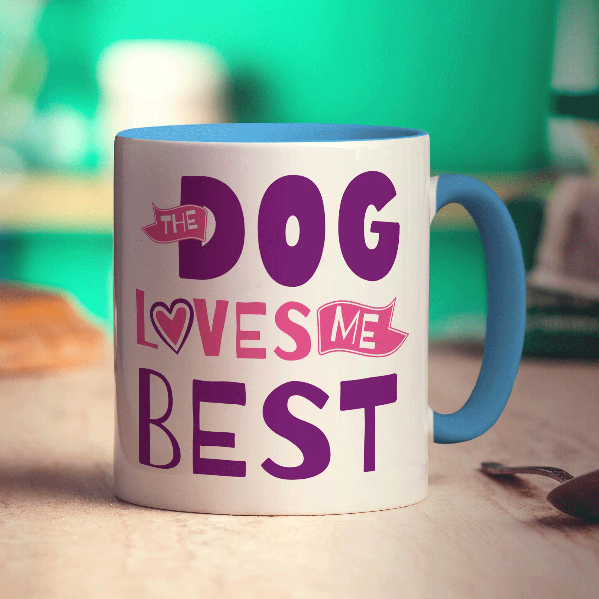 The Dog Loves Me Best Mug