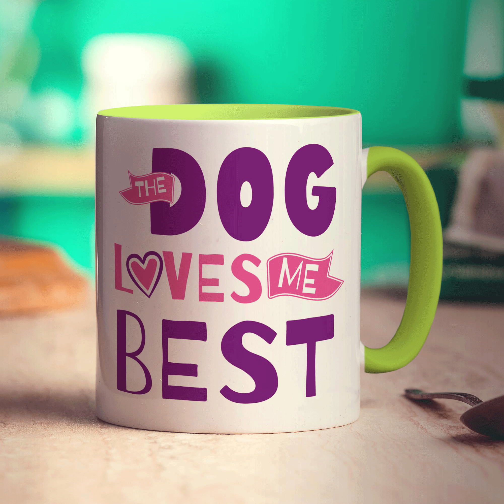 The Dog Loves Me Best Mug
