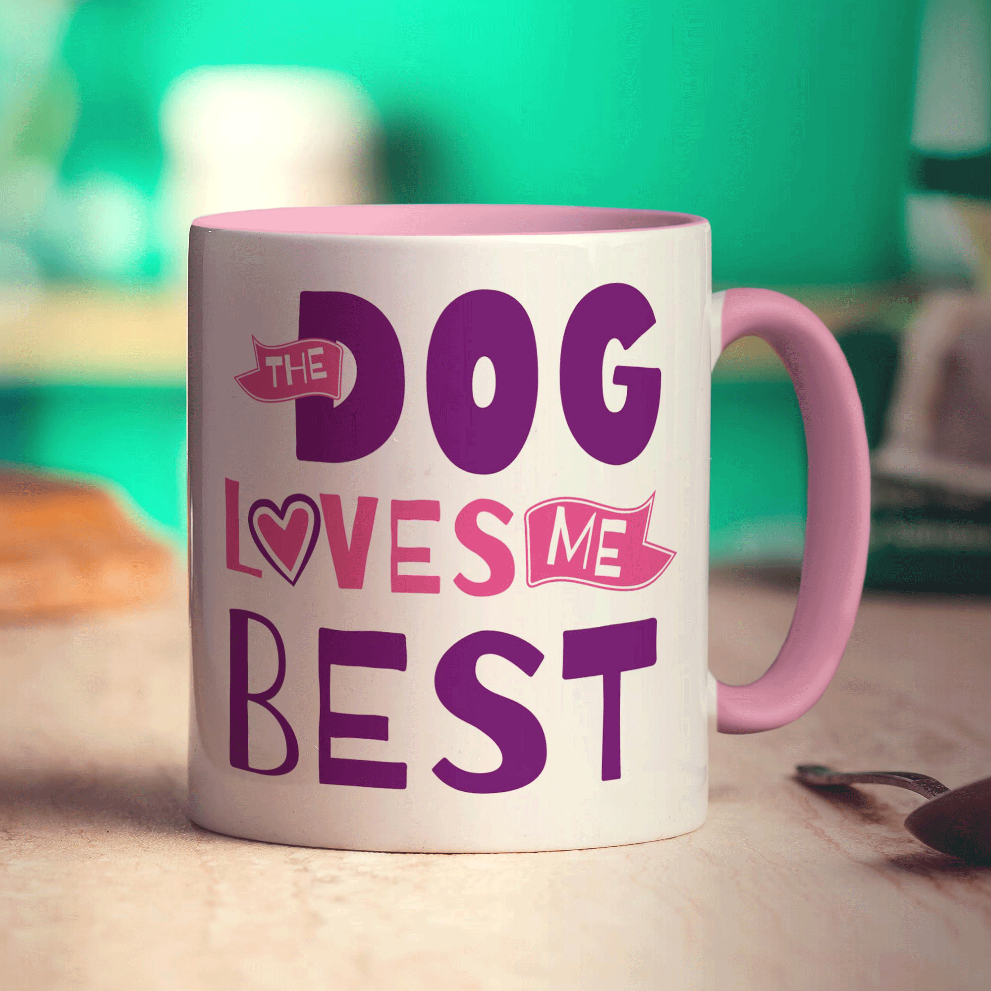 The Dog Loves Me Best Mug