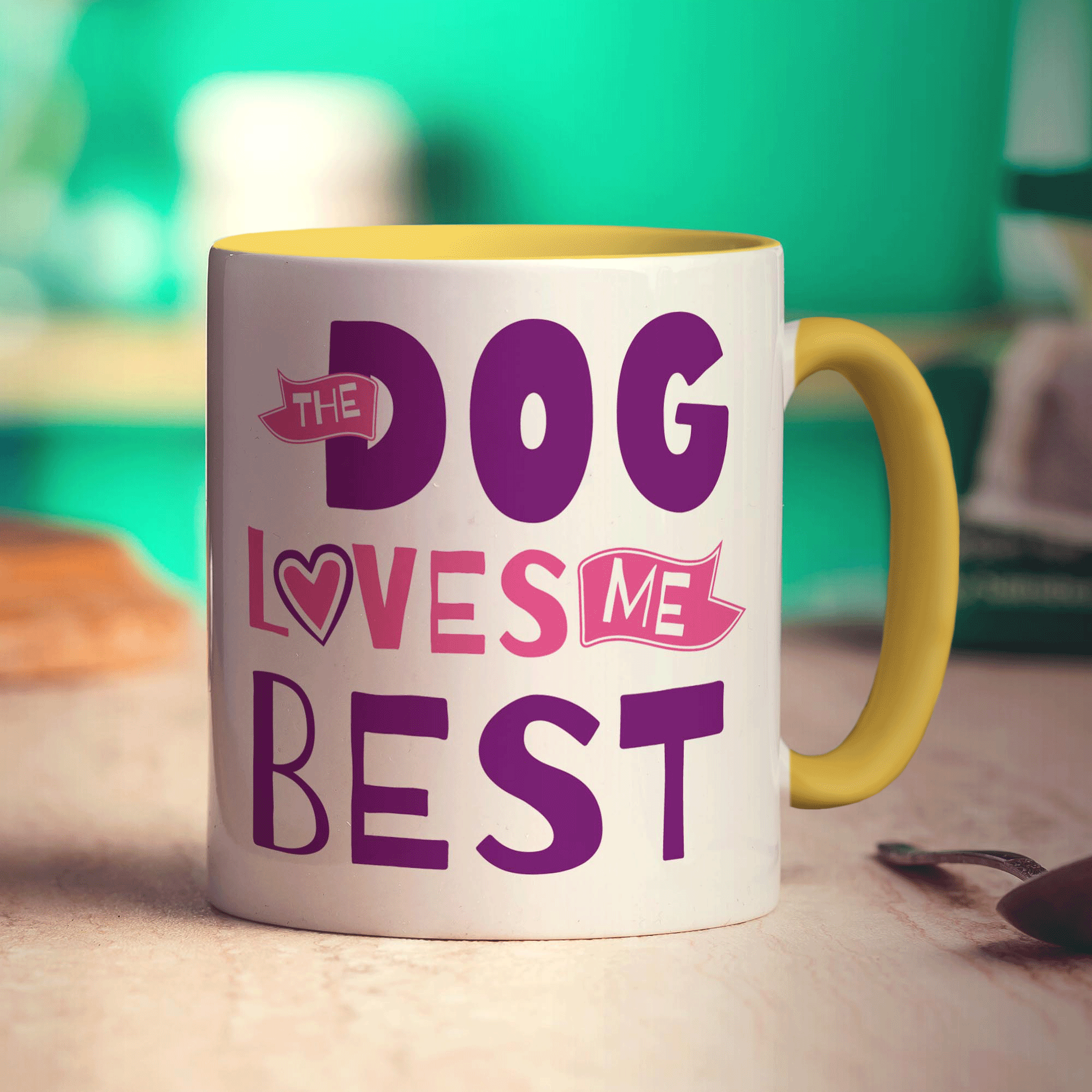 The Dog Loves Me Best Mug