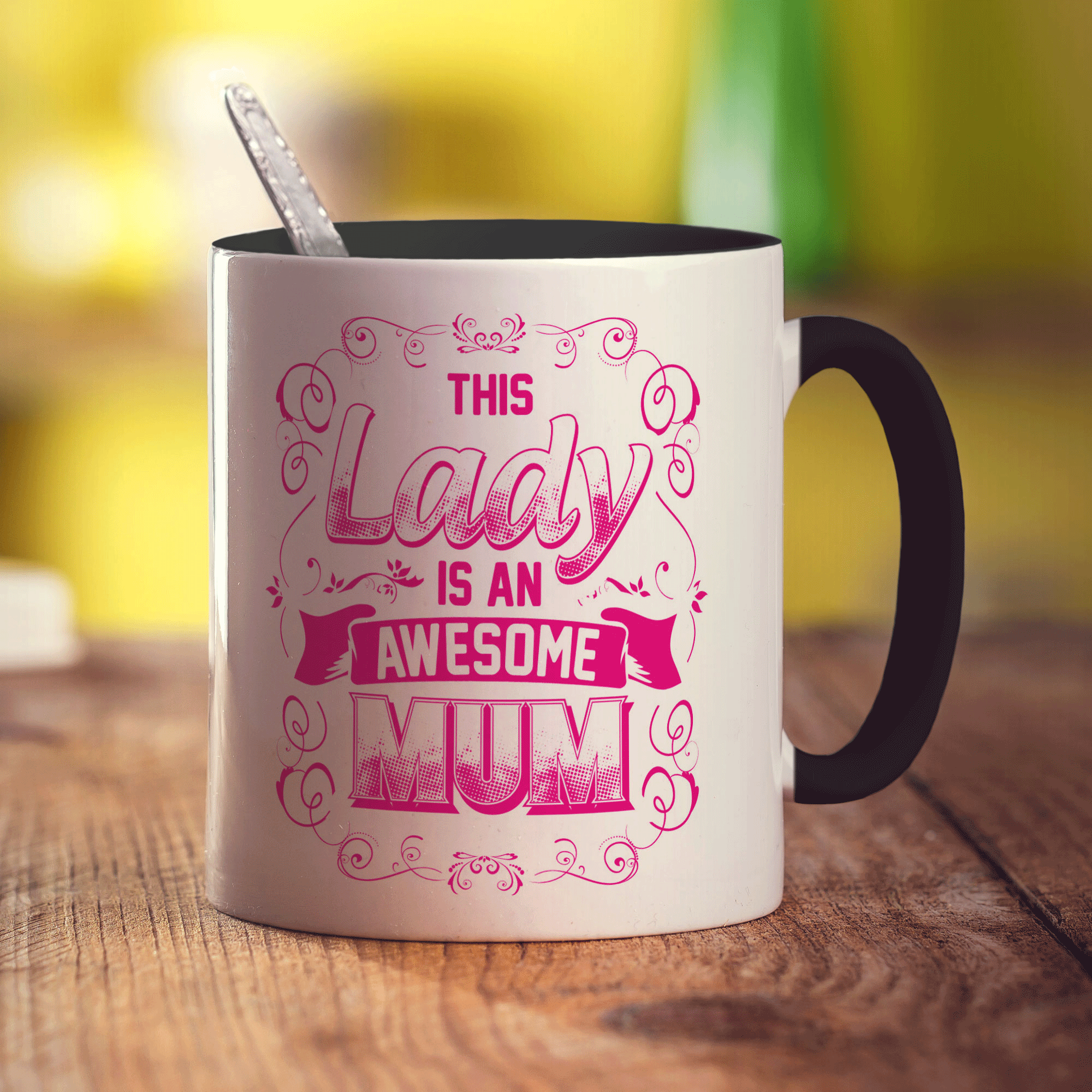The Lady is an Awesome Mum Mug