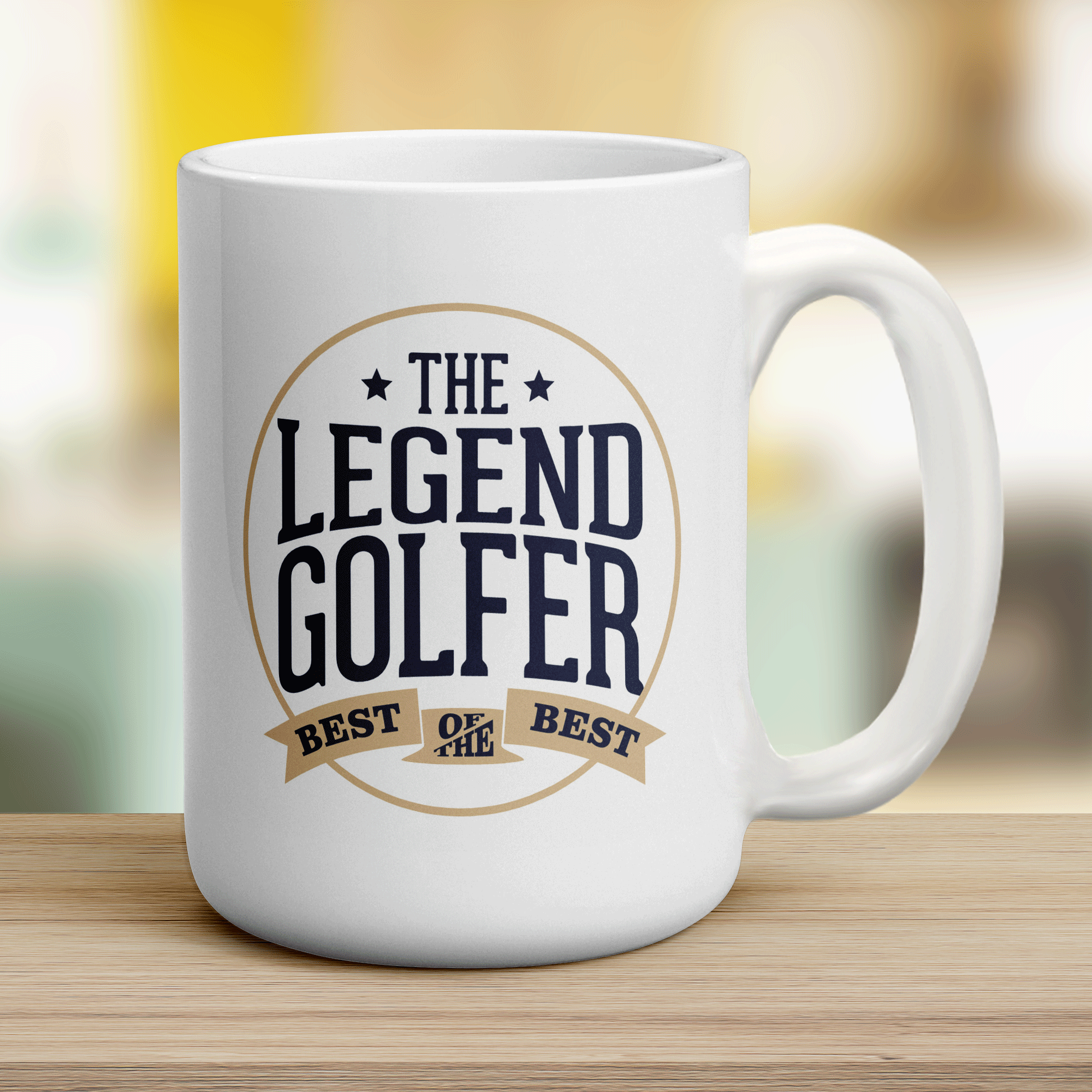 The Legend Golfer - Best of the Best Mug - Jumbo 440ml (15oz) / White