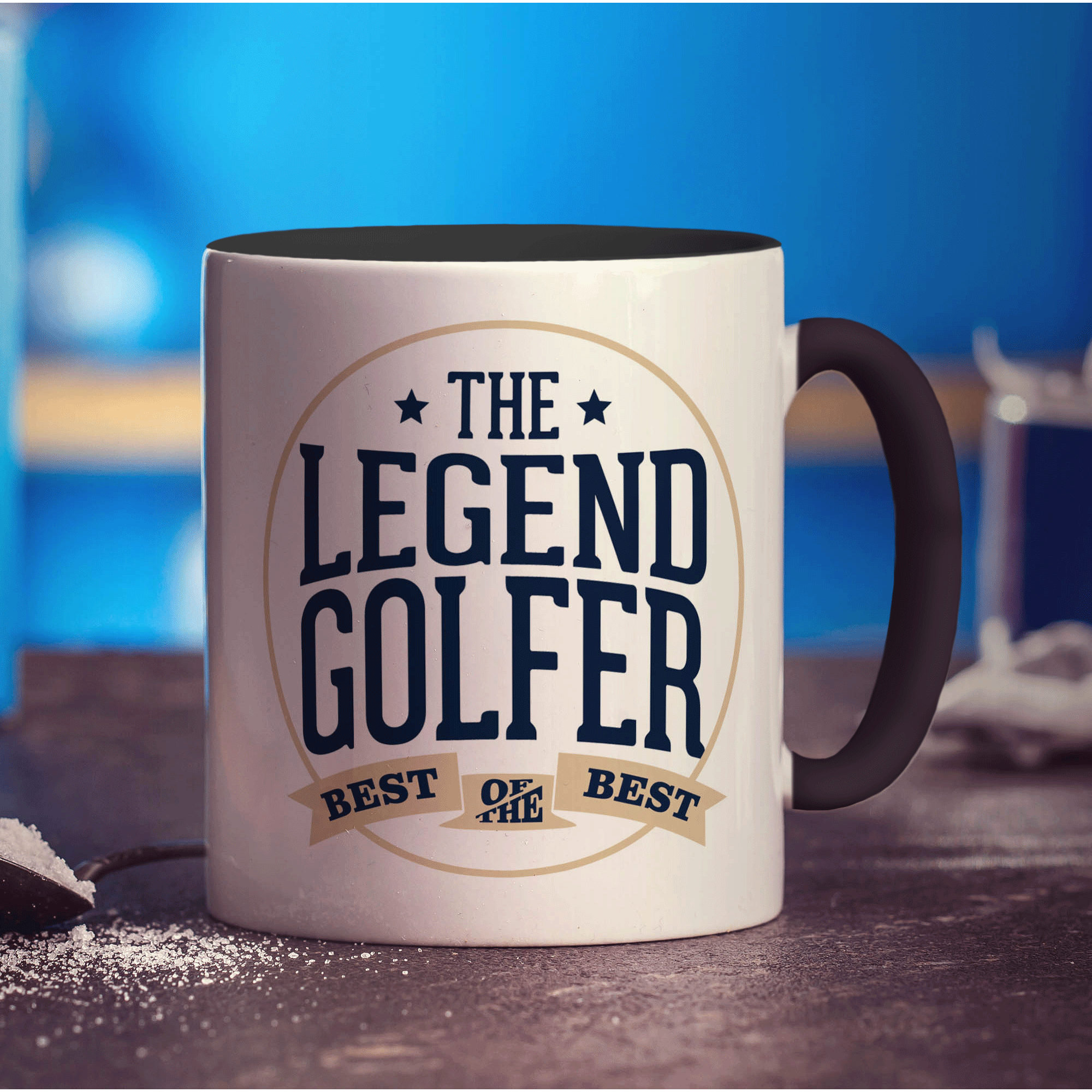 The Legend Golfer - Best of the Best Mug - Standard 330ml (11oz) / Black